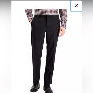 Perry Ellis Portfolio mens black dress slacks pants 36 X 32
